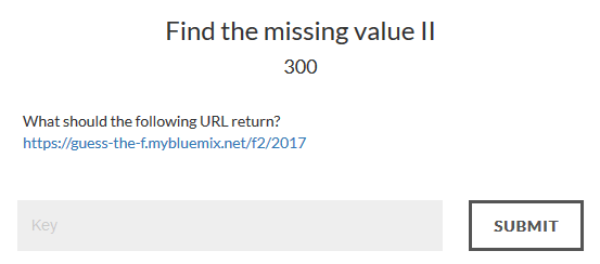 Find the missing value II