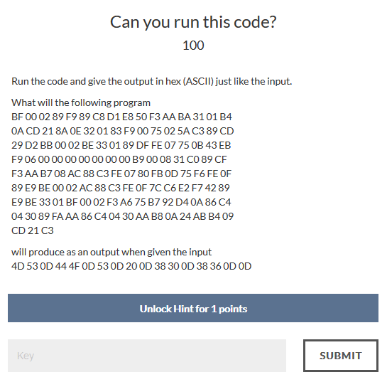Can you run this code
